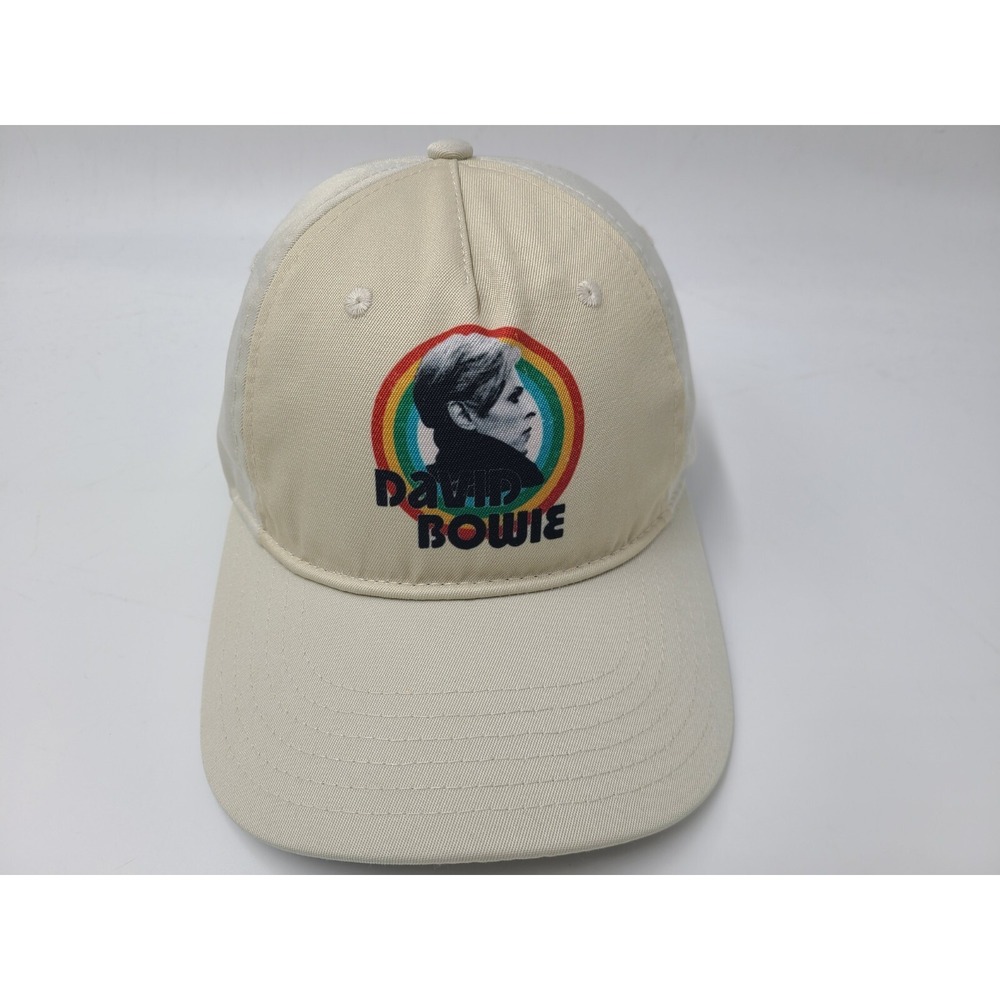 David Bowie Strapback Adjustable (Seems Small) Hat Cap Casual‎ Men Women Beige
